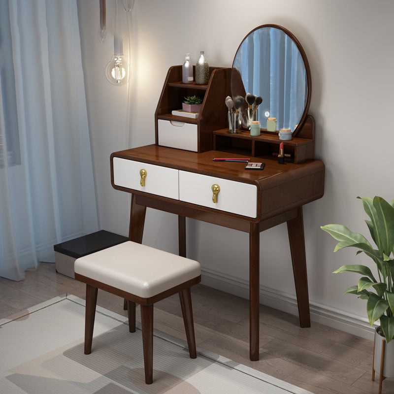 Skandinavischer Make -up -Make -up -Zähler 3 Schubladen Eitelkeitsveredelungstisch