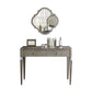 Two Piece Traditional Mirrored Vanity Set Solid Wood Dressing Table