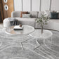 Contemporary Cross Legs Glass Round Metal Nesting Coffee Table Set White Clearhalo 'Coffee & Accent Tables' 'Coffee Tables' 'coffee_tables' 'furn' 'furn_coffee_tables' 'Furniture' 'Living Room Furniture' 6119043