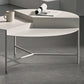 Iron Cocktail Table with 3 Metal Legs and Round Top,Mid-Century Modern Clearhalo 'Coffee & Accent Tables' 'Coffee Tables' 'coffee_tables' 'furn' 'furn_coffee_tables' 'Furniture' 'Living Room Furniture' 6119083