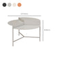 Iron Cocktail Table with 3 Metal Legs and Round Top,Mid-Century Modern Clearhalo 'Coffee & Accent Tables' 'Coffee Tables' 'coffee_tables' 'furn' 'furn_coffee_tables' 'Furniture' 'Living Room Furniture' 6119089