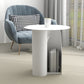 Mid-Century Modern Iron Coffee Table 1 Les Cocktail Table with Storage White Clearhalo 'Coffee & Accent Tables' 'Coffee Tables' 'coffee_tables' 'furn' 'furn_coffee_tables' 'Furniture' 'Living Room Furniture' 6119109
