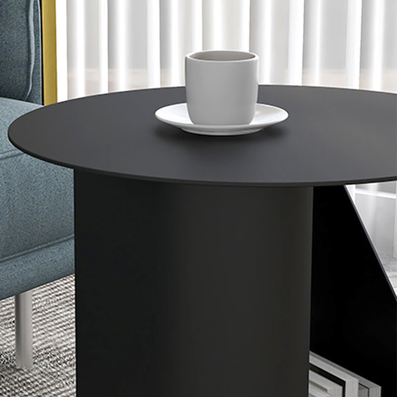 Mid-Century Modern Iron Coffee Table 1 Les Cocktail Table with Storage Clearhalo 'Coffee & Accent Tables' 'Coffee Tables' 'coffee_tables' 'furn' 'furn_coffee_tables' 'Furniture' 'Living Room Furniture' 6119116