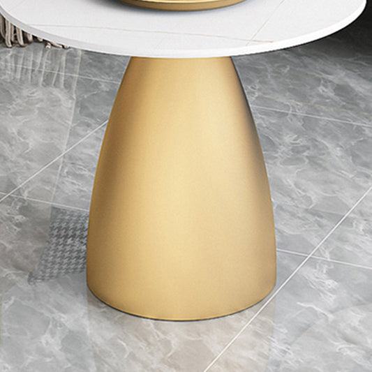 Tavolino rotondo del vassoio in metallo moderno della metà del secolo