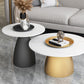 Mid-Century Modern Pedestal Metal Tray Top Round Single Coffee Table Clearhalo 'Coffee & Accent Tables' 'Coffee Tables' 'coffee_tables' 'furn' 'furn_coffee_tables' 'Furniture' 'Living Room Furniture' 6119155