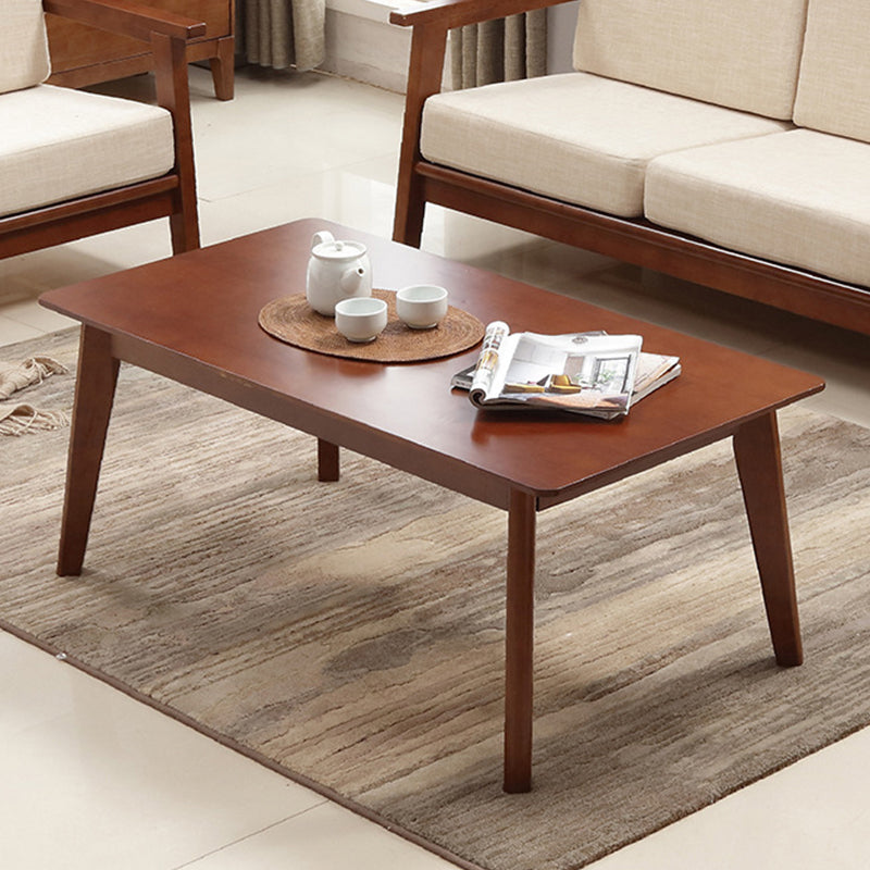 Tavolino singolo di gomma con top rettangolare e tavolo da cocktail a 4 gambe