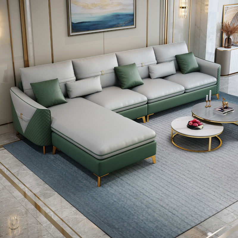 34,64 "H FAUX CUIR SOFFRAGE ÉVALABLE SOFA et chaise pour le salon