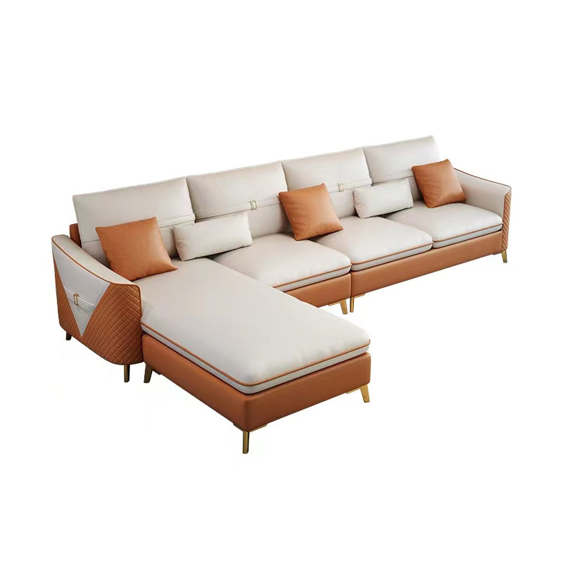 34,64 "H FAUX CUIR SOFFRAGE ÉVALABLE SOFA et chaise pour le salon