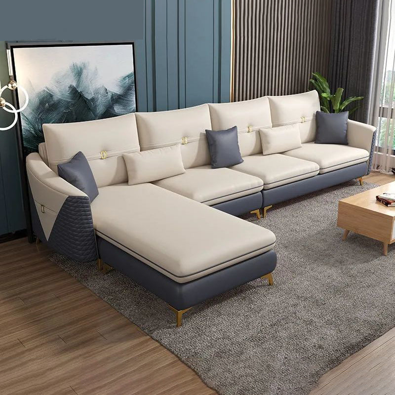 34,64 "H FAUX CUIR SOFFRAGE ÉVALABLE SOFA et chaise pour le salon