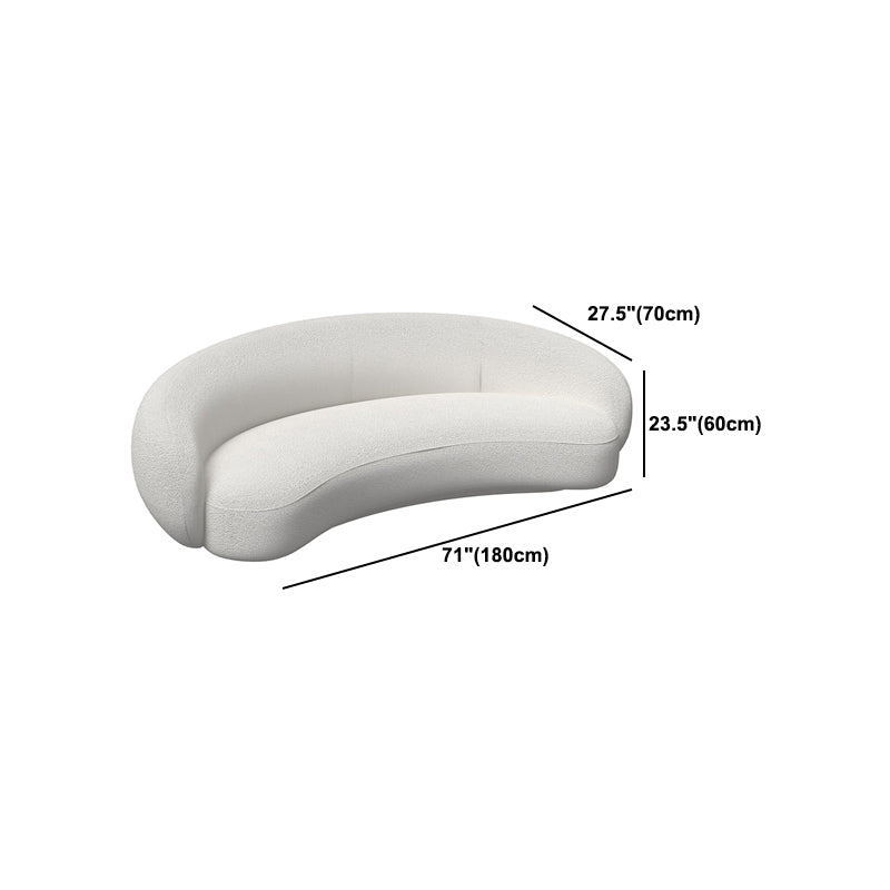 Contemporary Sloped Arm Curved Sofa Tight Back Seating for Living Room Clearhalo 'furn' 'furn_sofas' 'Furniture' 'Living Room Furniture' 'Sofa' 'sofas' 6119364