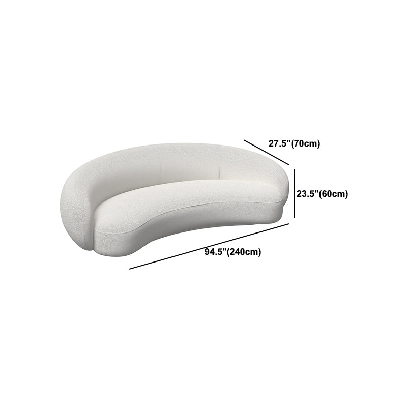 Contemporary Sloped Arm Curved Sofa Tight Back Seating for Living Room Clearhalo 'furn' 'furn_sofas' 'Furniture' 'Living Room Furniture' 'Sofa' 'sofas' 6119366