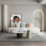 Stain-resistant 3/4-seat Sofa Statement Pillow Back Armless Sofa Clearhalo 'furn' 'furn_sofas' 'Furniture' 'Living Room Furniture' 'Sofa' 'sofas' 6119399