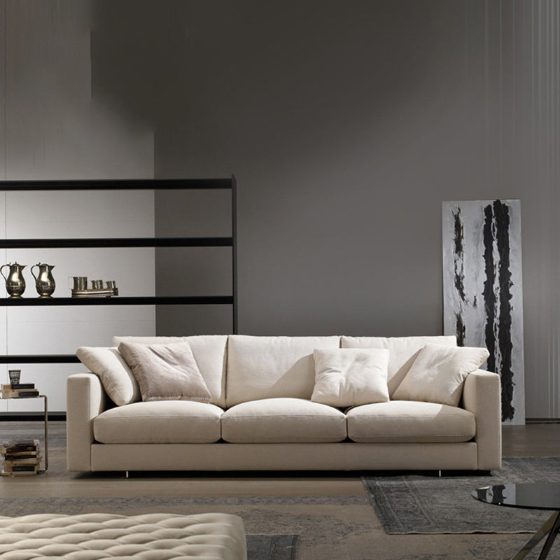 Eigentijdse kussens Standaard bankstof Tuxedo -armbank met kussens