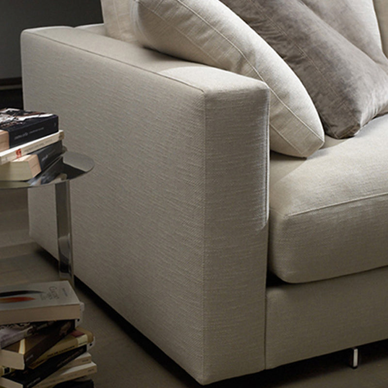 Eigentijdse kussens Standaard bankstof Tuxedo -armbank met kussens