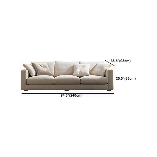 Zeitgenössische Kissen Standardsofa Stofftuxedo Armsofa mit Kissen