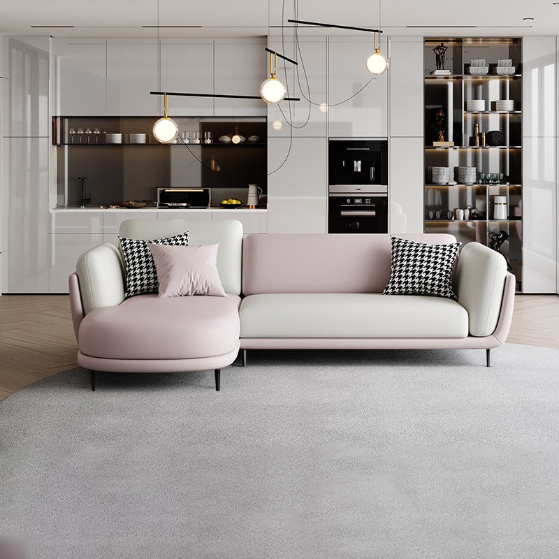 37,8 "H FAUX CUIR SOFFRAGE ÉVALABLE SOFA et chaise pour le salon