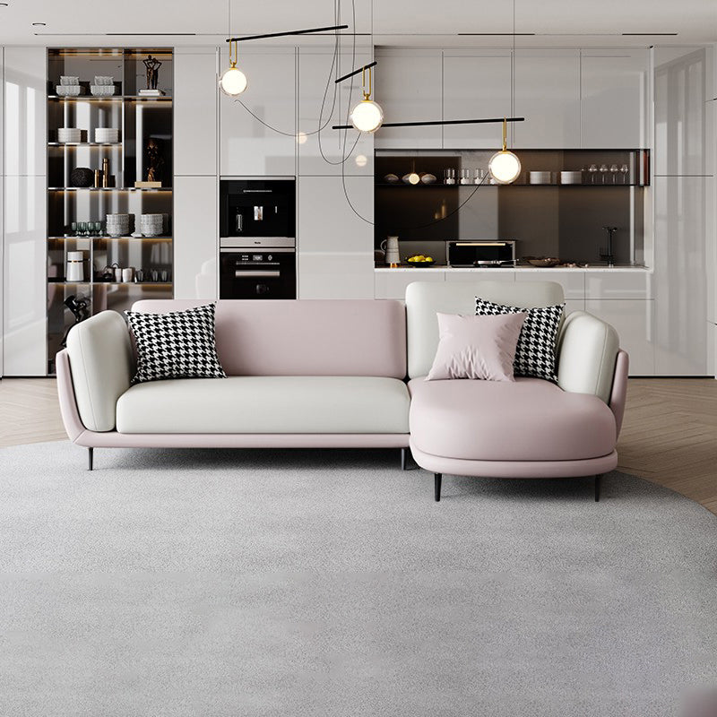 37,8 "H FAUX CUIR SOFFRAGE ÉVALABLE SOFA et chaise pour le salon