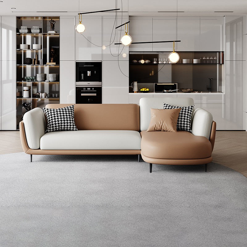 37,8 "H FAUX CUIR SOFFRAGE ÉVALABLE SOFA et chaise pour le salon