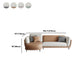 37,8 "H FAUX CUIR SOFFRAGE ÉVALABLE SOFA et chaise pour le salon