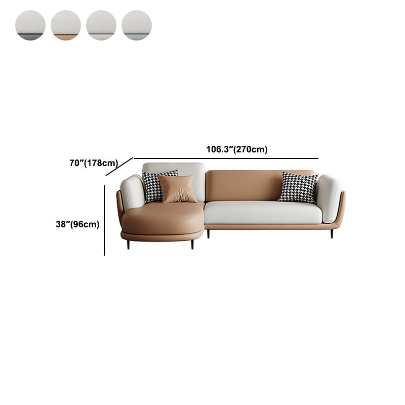 37,8 "H FAUX CUIR SOFFRAGE ÉVALABLE SOFA et chaise pour le salon