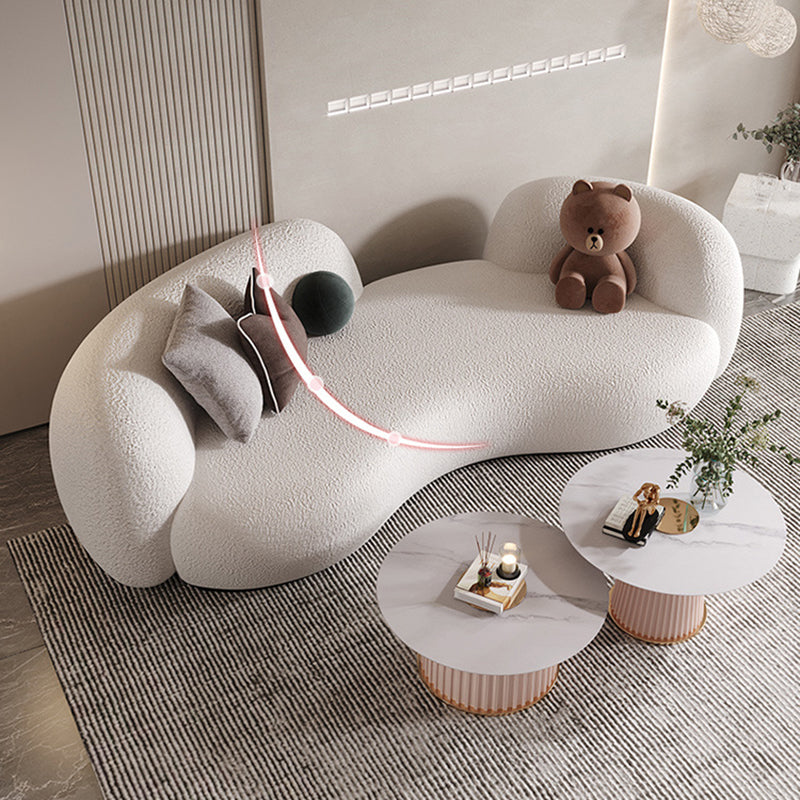 Divano a back -sho divano con smoking a stretto contemporaneo di divano curvo per soggiorno