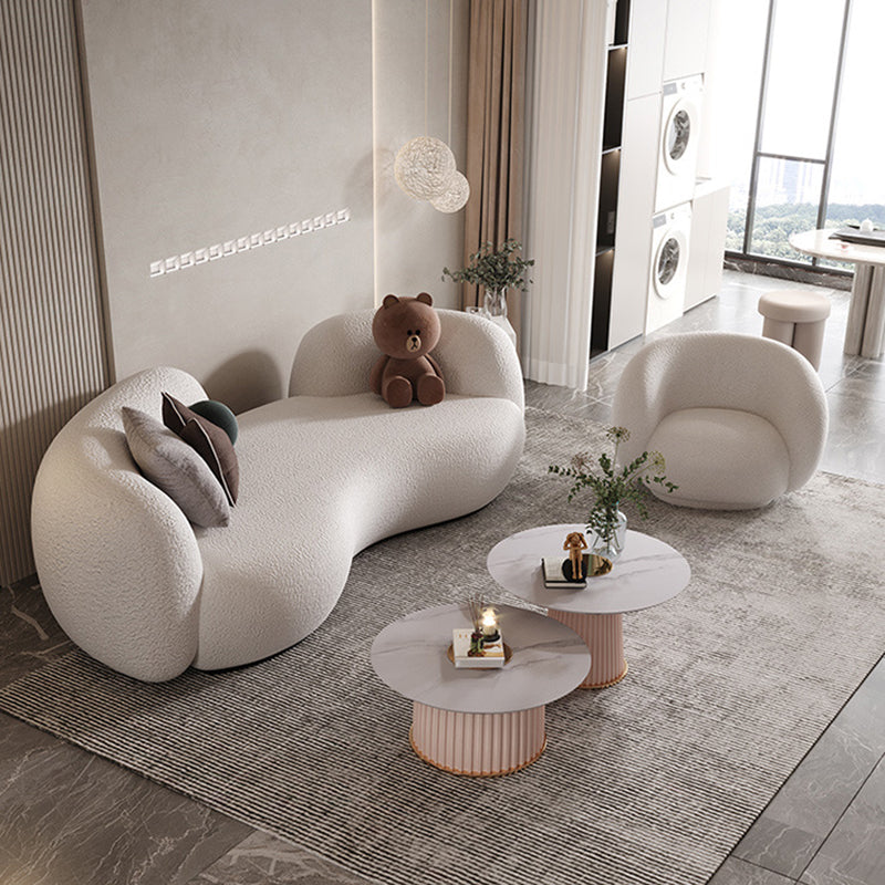 Divano a back -sho divano con smoking a stretto contemporaneo di divano curvo per soggiorno