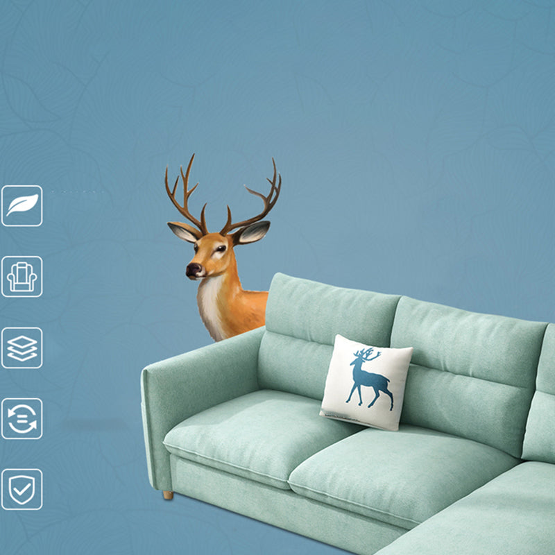 Modern 35.43 "di divano e chaise del braccio quadrato H con deposito per soggiorno