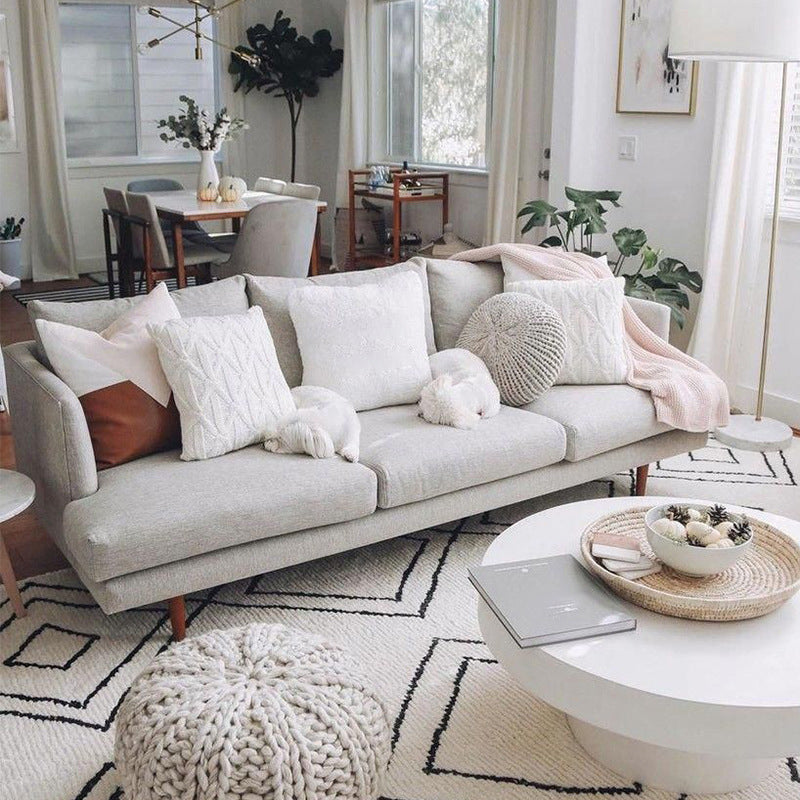 Contemporary Tuxedo Arm Sofa Fabric Standard Sofa with Pillows Clearhalo 'furn' 'furn_sofas' 'Furniture' 'Living Room Furniture' 'Sofa' 'sofas' 6119471