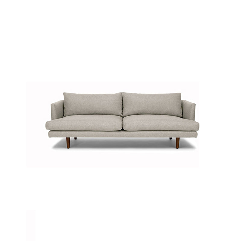 Contemporary Tuxedo Arm Sofa Fabric Standard Sofa with Pillows 86.6"L x 35.4"W x 32.3"H Latex Clearhalo 'furn' 'furn_sofas' 'Furniture' 'Living Room Furniture' 'Sofa' 'sofas' 6119477