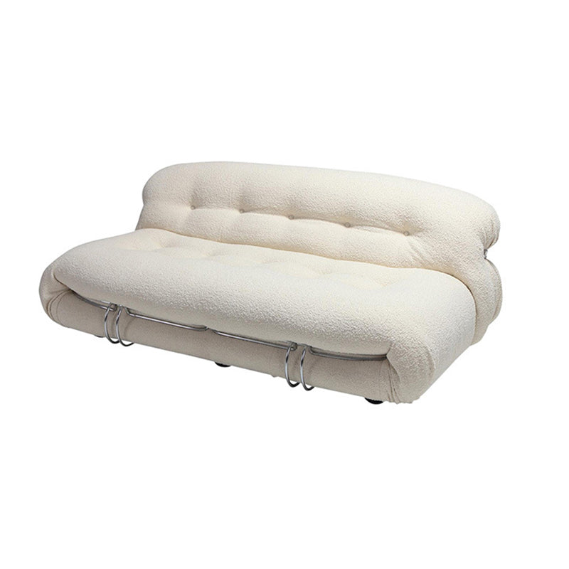 Divano standard di divano a bracciale senza armi contemporaneo per soggiorno