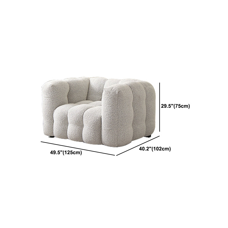 Divano a braccio di smoking contemporaneo di divano standard serrato per soggiorno