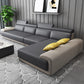 33.46 "H Faux Leather verzonken ARM SOFA & CHAISE VOOR LIDE ROOM