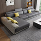 33.46 "H Faux Leather verzonken ARM SOFA & CHAISE VOOR LIDE ROOM
