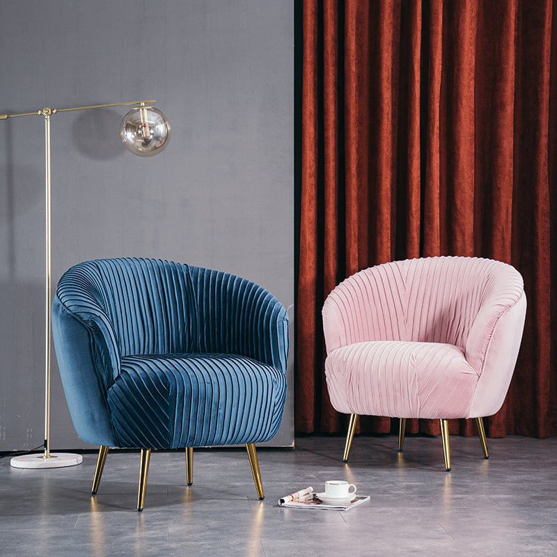 Contemporary Stain Resistant Standard Sofa Loose Back Sloped Arm Sofa