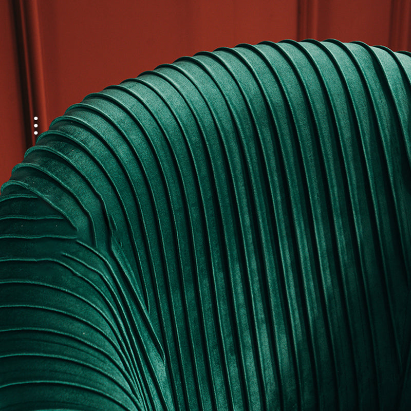 Contemporary Stain Resistant Standard Sofa Loose Back Sloped Arm Sofa