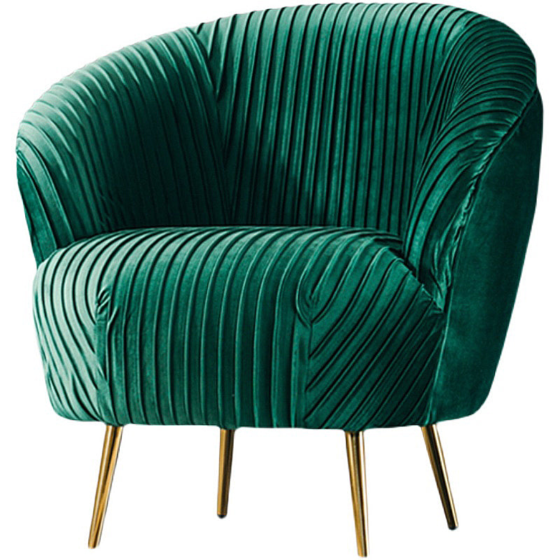 Contemporary Stain Resistant Standard Sofa Loose Back Sloped Arm Sofa