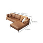 MODERNE 33.46 "H BRORN FAURUME PLICRIEUX COLON TOP SOFA ET CHAISE