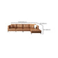 MODERNE 33.46 "H BRORN FAURUME PLICRIEUX COLON TOP SOFA ET CHAISE