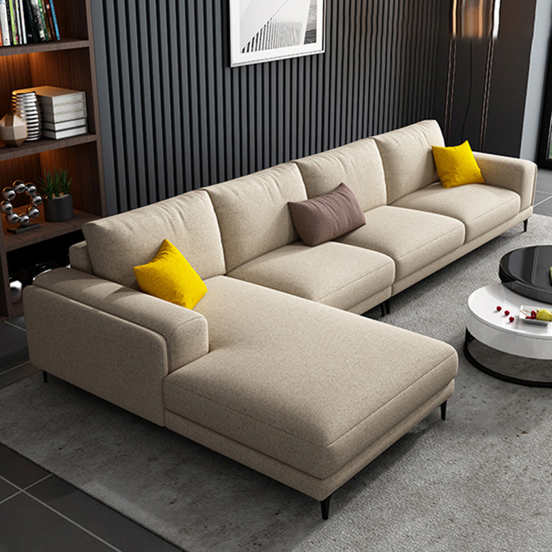 33.07 "H Baumwollmischung Quadratarmsofa & Chaise für Wohnzimmer