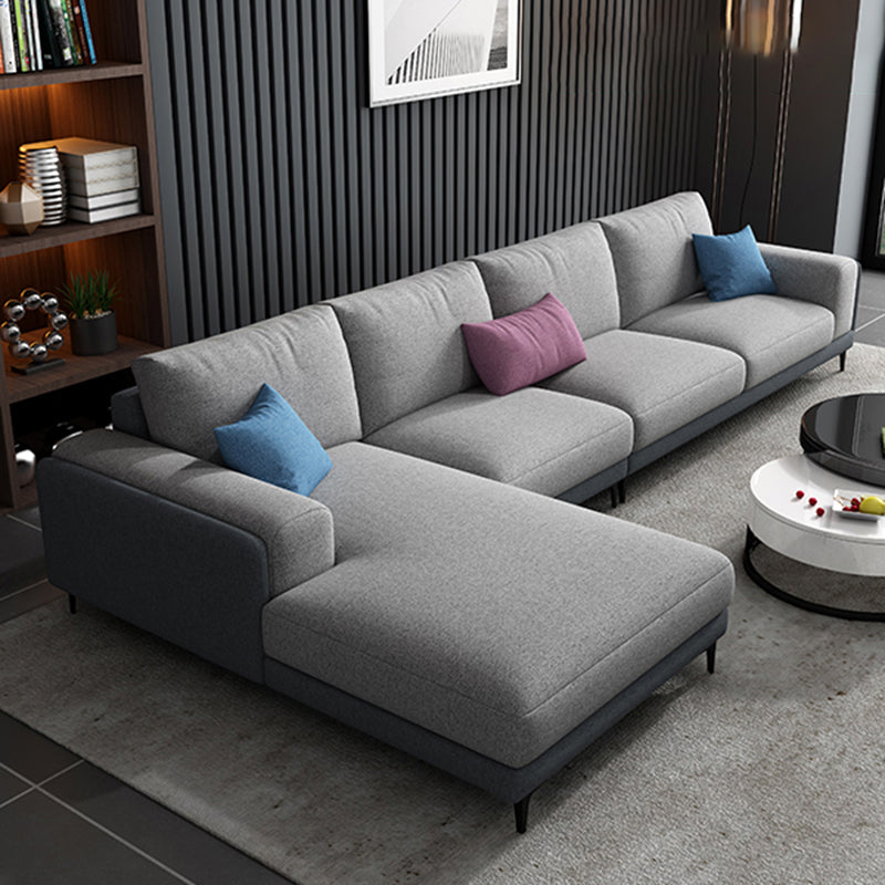 33.07 "H Baumwollmischung Quadratarmsofa & Chaise für Wohnzimmer