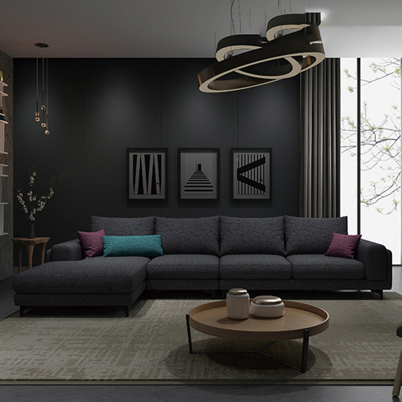 33.07 "H Baumwollmischung Quadratarmsofa & Chaise für Wohnzimmer