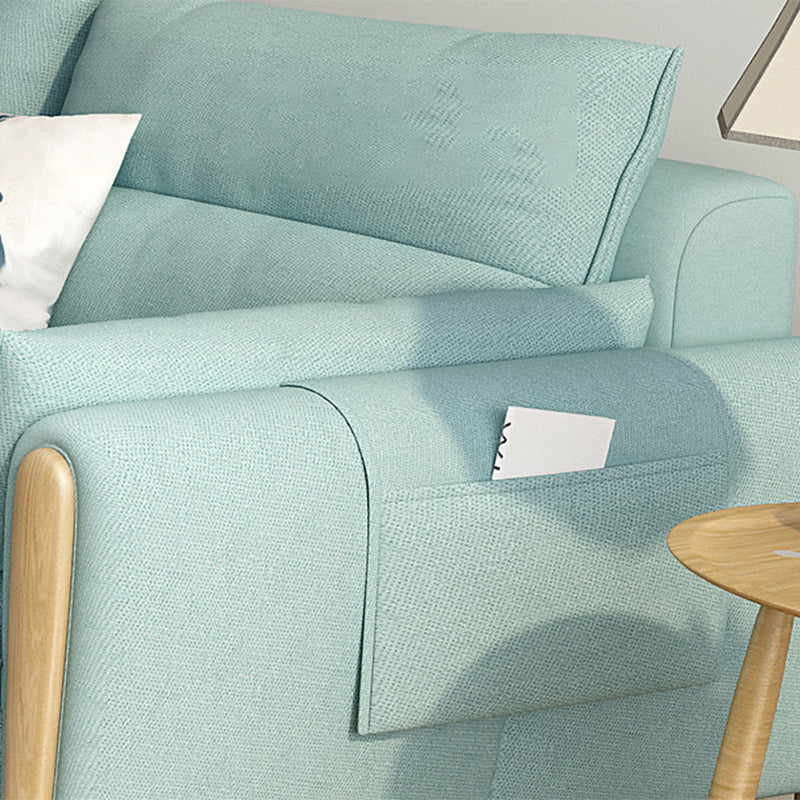 34.64 "H Cotton Blend Sofá y chaise para sala de estar para sala de estar