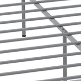 84.65 inch Wide Industial Bed Frame Metal Bed with Headboard Clearhalo 'Bedroom Furniture' 'Beds' 'furn' 'furn_beds' 'Furniture' 6119658