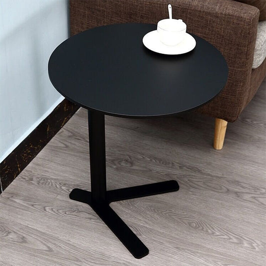 Mid-Century Modern Metal End Table Pedestal Round Sofa Side Table Clearhalo 'Coffee & Accent Tables' 'End & Side Tables' 'end_side_tables' 'furn' 'furn_end_side_tables' 'Furniture' 'Living Room Furniture' 6119730