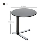 Mid-Century Modern Metal End Table Pedestal Round Sofa Side Table Clearhalo 'Coffee & Accent Tables' 'End & Side Tables' 'end_side_tables' 'furn' 'furn_end_side_tables' 'Furniture' 'Living Room Furniture' 6119735