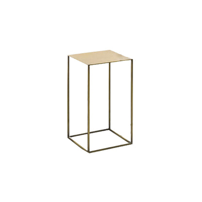Square Metallic End Table Set Minimalist Frame Sofa Side Table