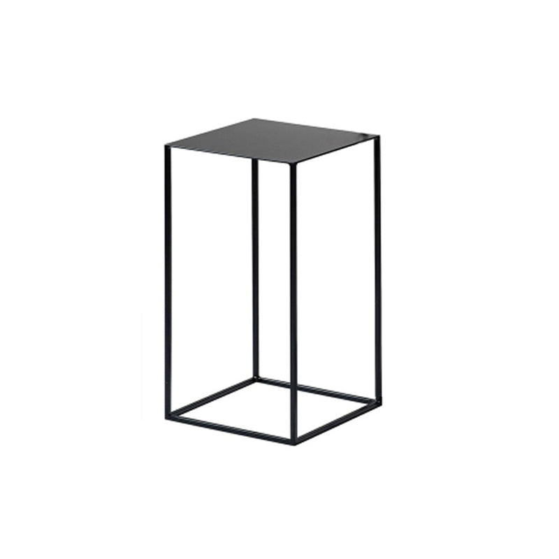 Square Metallic End Table Set Minimalist Frame Sofa Side Table