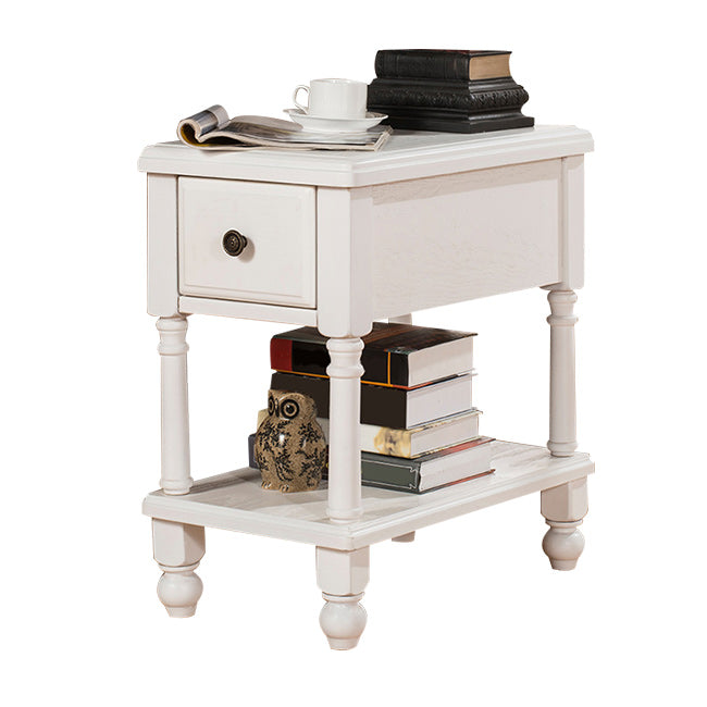 Mesa lateral rectangular modernista Madera maciza 4 patas Table final