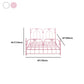 84.65 inch Wide Contemporary Bed Frame Metal Solid Color Bed with Headboard