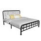 Modern Metal Headboard Bed Rectangular Open-Frame Bed with Metal Legs Clearhalo 'Bedroom Furniture' 'Beds' 'furn' 'furn_beds' 'Furniture' 6120088